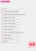 Load image into Gallery viewer, The Breast Growth Diet Plan: 5 Foods to Naturally Grow your Cup Size